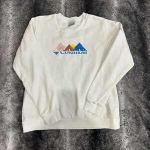 Columbia White Crewneck